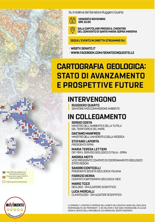 Cartografia geologica: stato di avanzamento e prospettive future